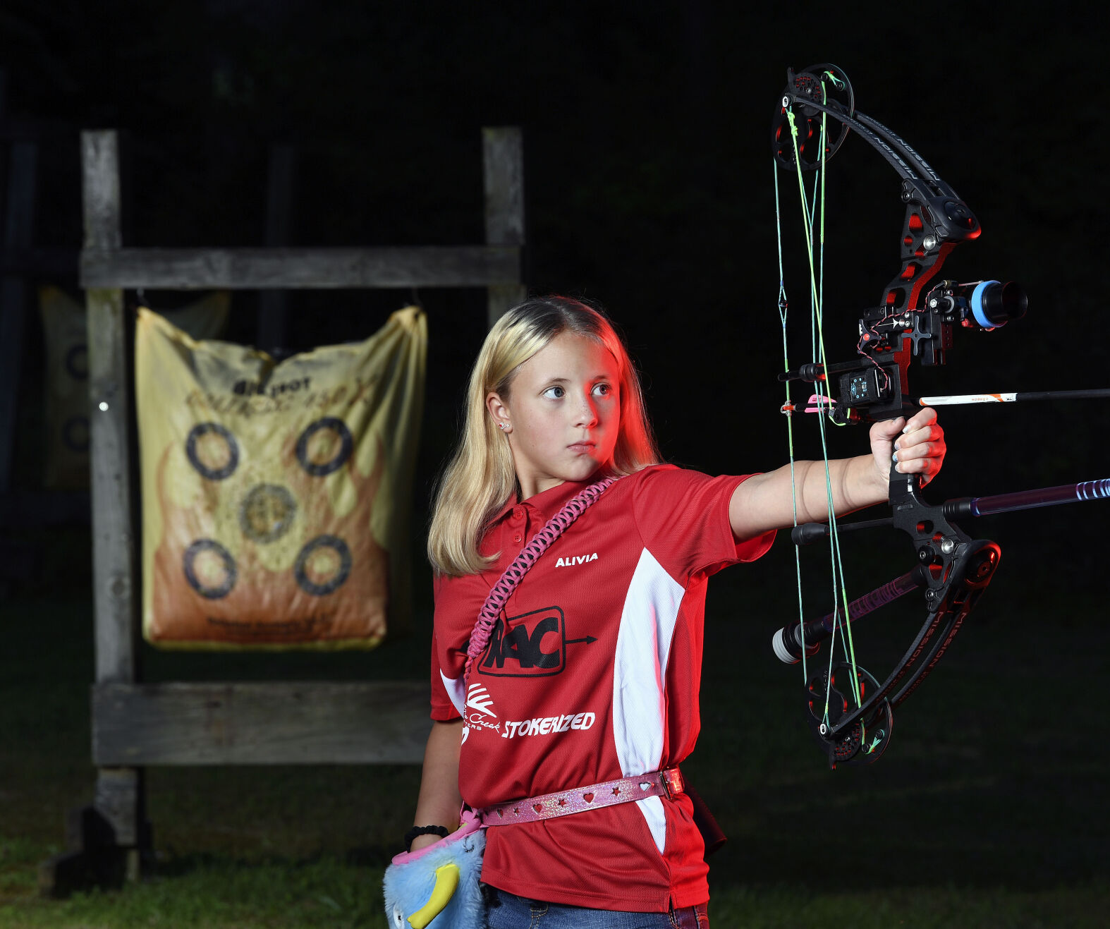 Alivia Slusser, 11, Archery